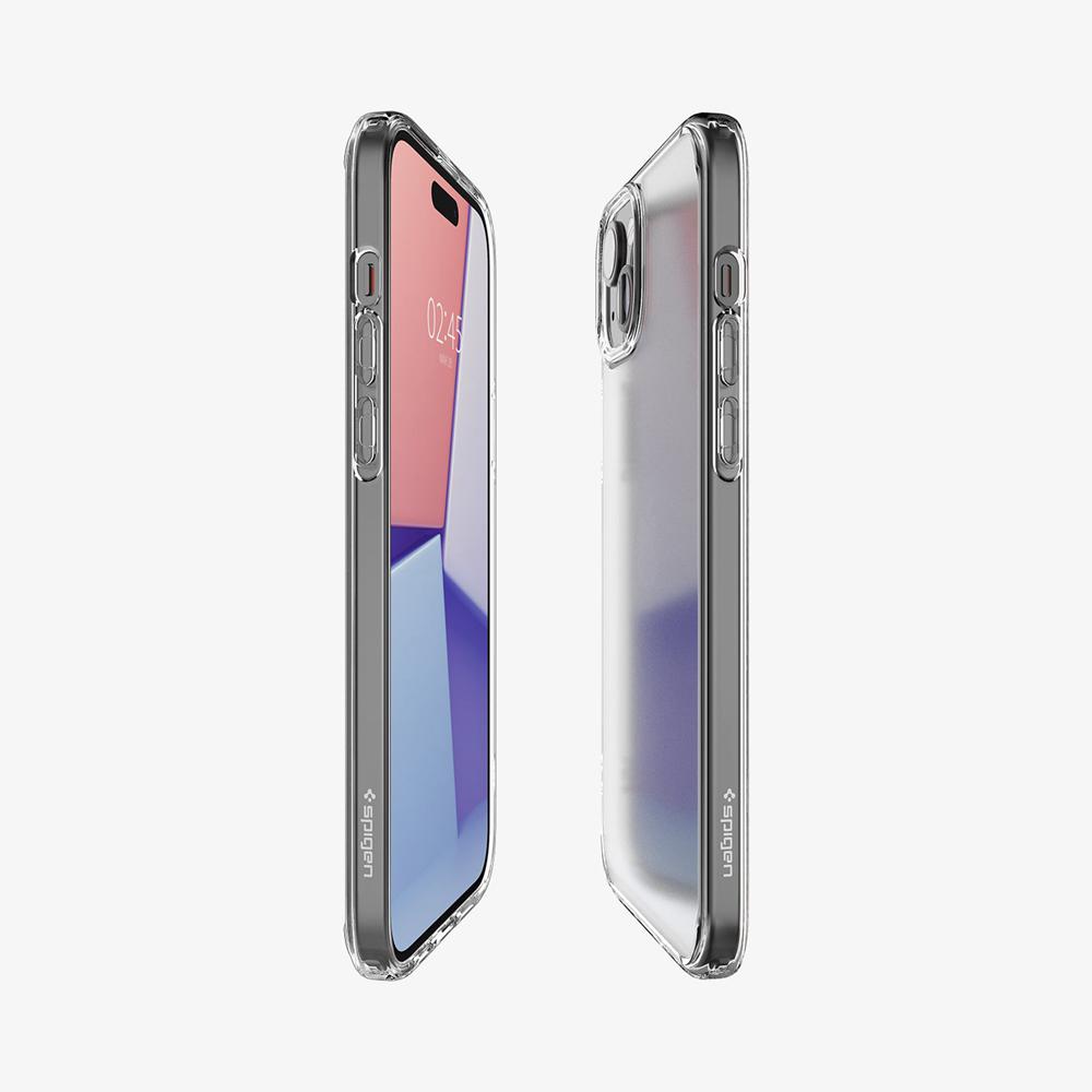 Spigen Ultra Hybrid Matte Iphone 15 Case Frost Clear Grey | KDVC-97435