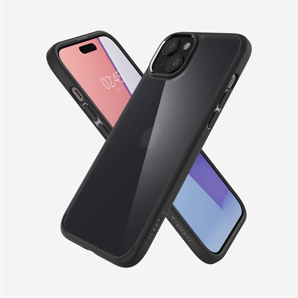 Spigen Ultra Hybrid Matte Iphone 15 Case Frost Black | UFBI-58937