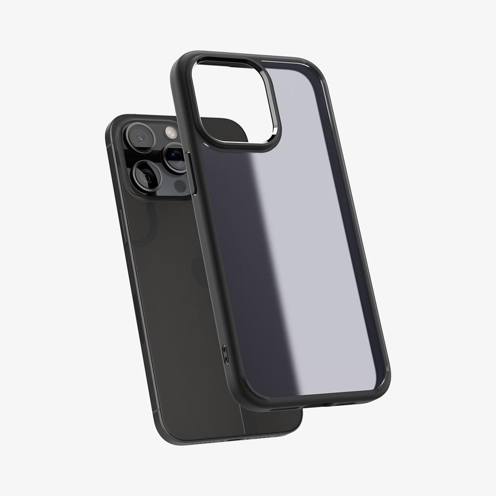 Spigen Ultra Hybrid Matte Iphone 15 Pro Max Case Frost Black | PCKB-14372