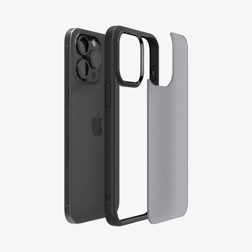 Spigen Ultra Hybrid Matte Iphone 15 Pro Max Case Frost Black | PCKB-14372