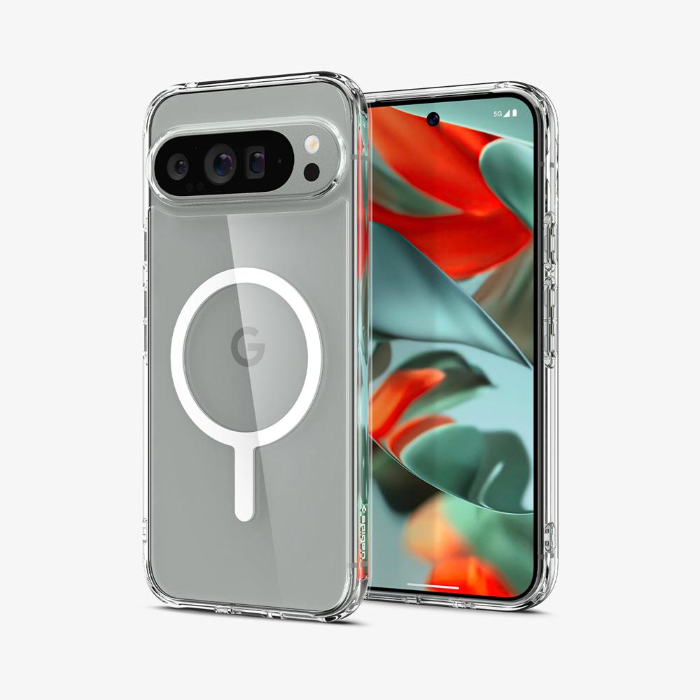 Spigen Ultra Hybrid Metal Ring (MagFit) Pixel 9 Pro Xl Case White | GHWI-60192