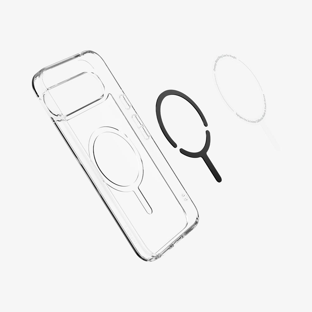 Spigen Ultra Hybrid Metal Ring (MagFit) Pixel 9 Pro Xl Case White | GHWI-60192