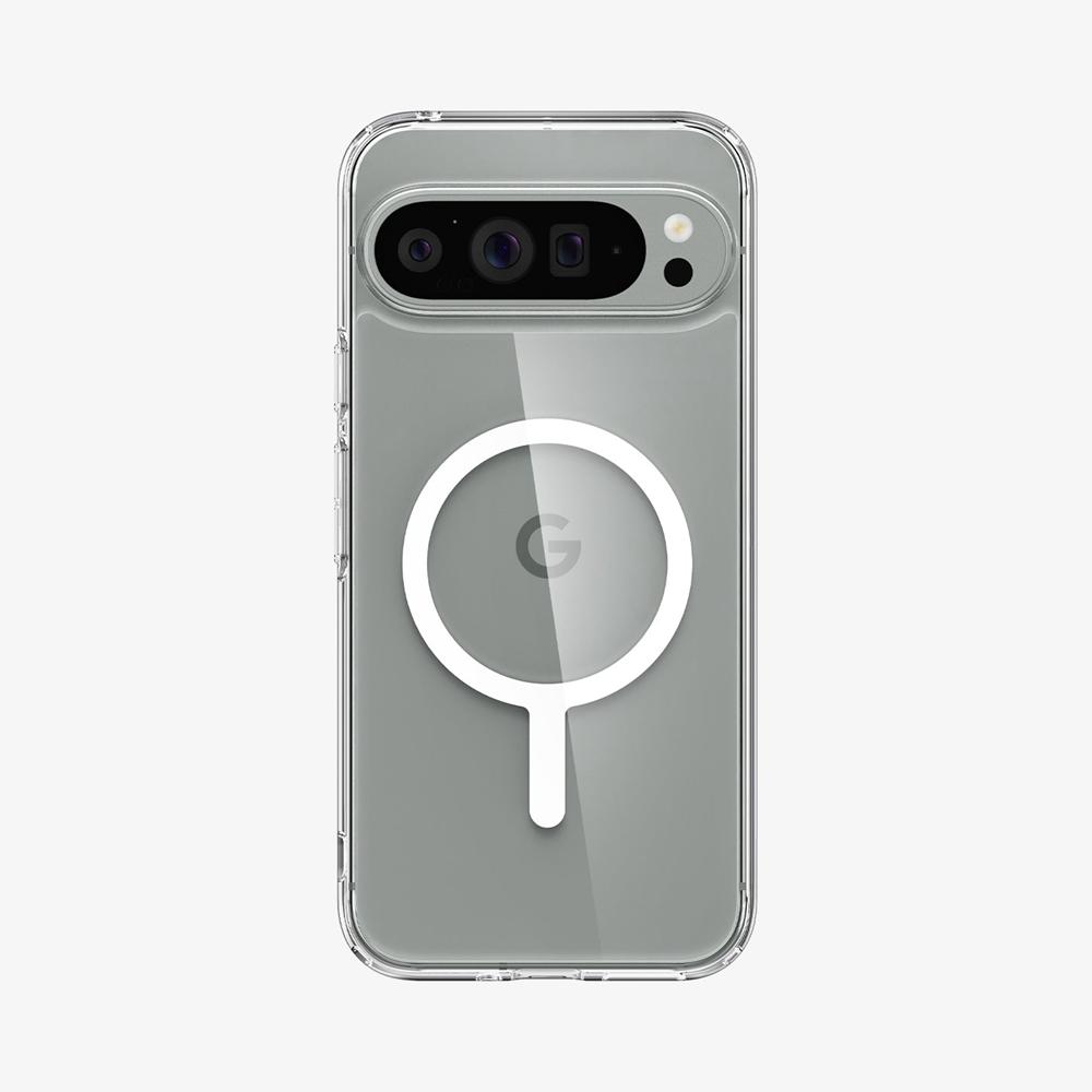 Spigen Ultra Hybrid Metal Ring (MagFit) Pixel 9 Pro Xl Case White | GHWI-60192