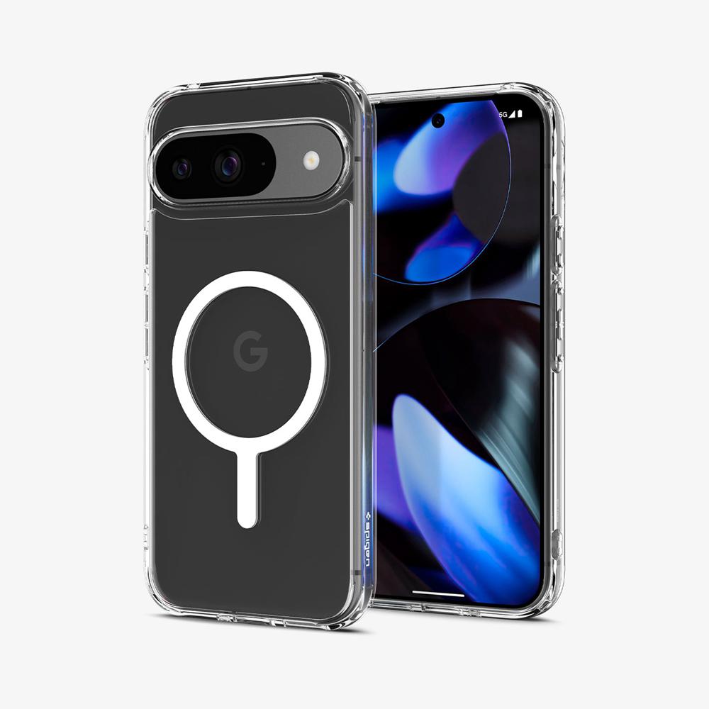 Spigen Ultra Hybrid Metal Ring (MagFit) Pixel 9 Pro Case White | EWJZ-71285