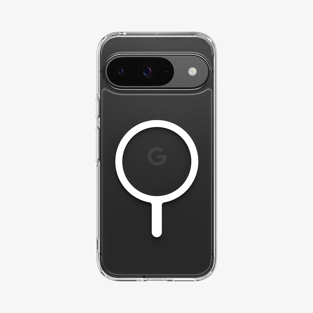 Spigen Ultra Hybrid Metal Ring (MagFit) Pixel 9 Pro Case White | EWJZ-71285