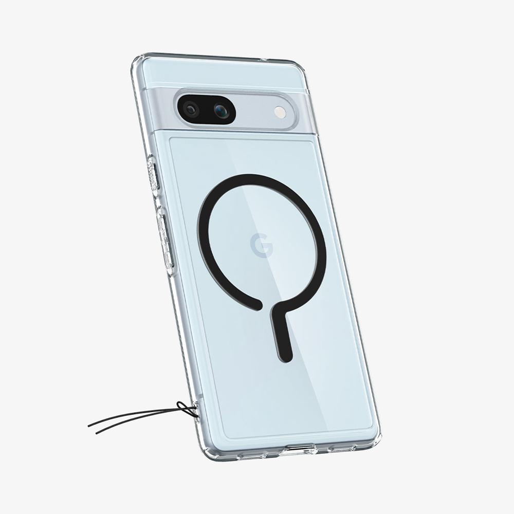 Spigen Ultra Hybrid Metal Ring (MagFit) Pixel 7A Case Black | DRXM-78920