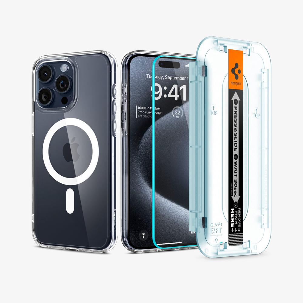 Spigen Ultra Hybrid Pack (MagFit) Iphone 15 Pro Max Case White | JZGY-48316