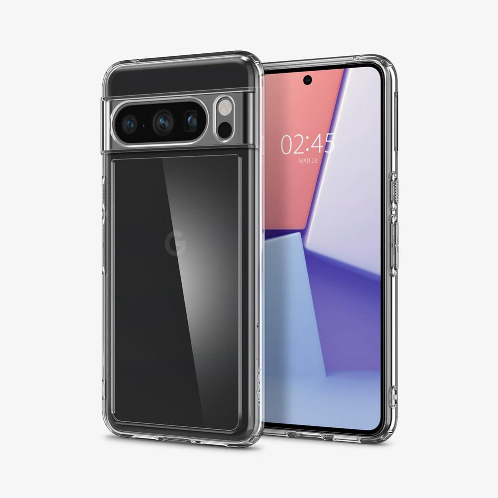 Spigen Ultra Hybrid Pixel 8 Pro Case Crystal Clear | UAZS-41359