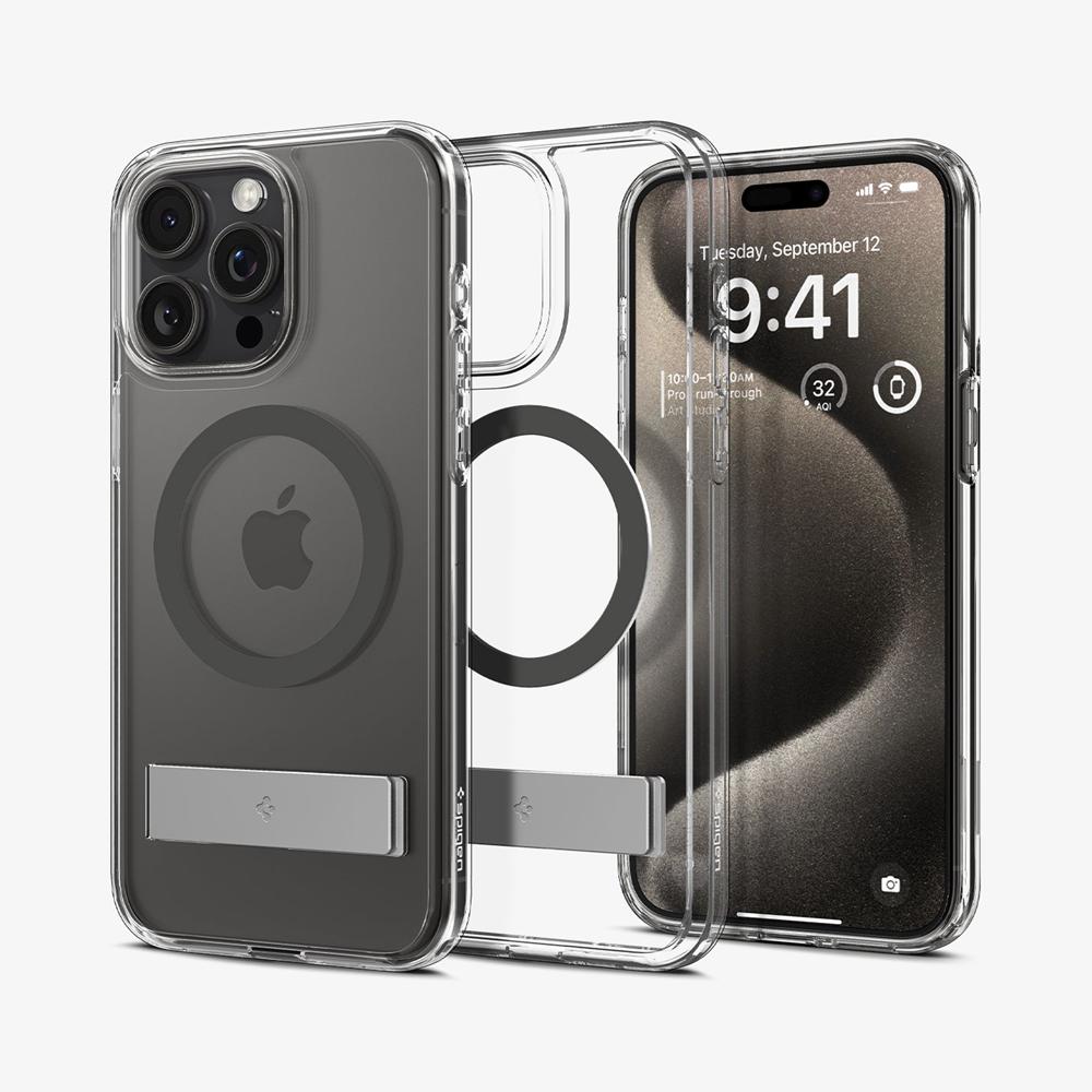 Spigen Ultra Hybrid S (MagFit) Iphone 15 Pro Max Graphite Grey | LIEG-08276