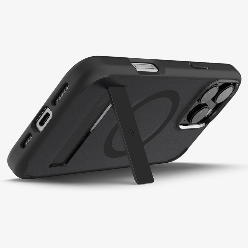 Spigen Ultra Hybrid S (MagFit) Iphone 16 Pro Max Case Frost Black | ROUM-30721