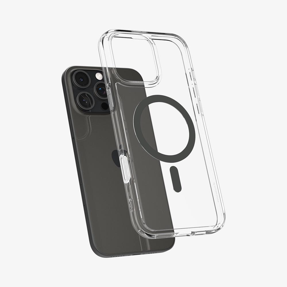 Spigen Ultra Hybrid T (MagFit + Camera Control) Iphone 16 Pro Max Case Graphite Grey | ZCRT-05837