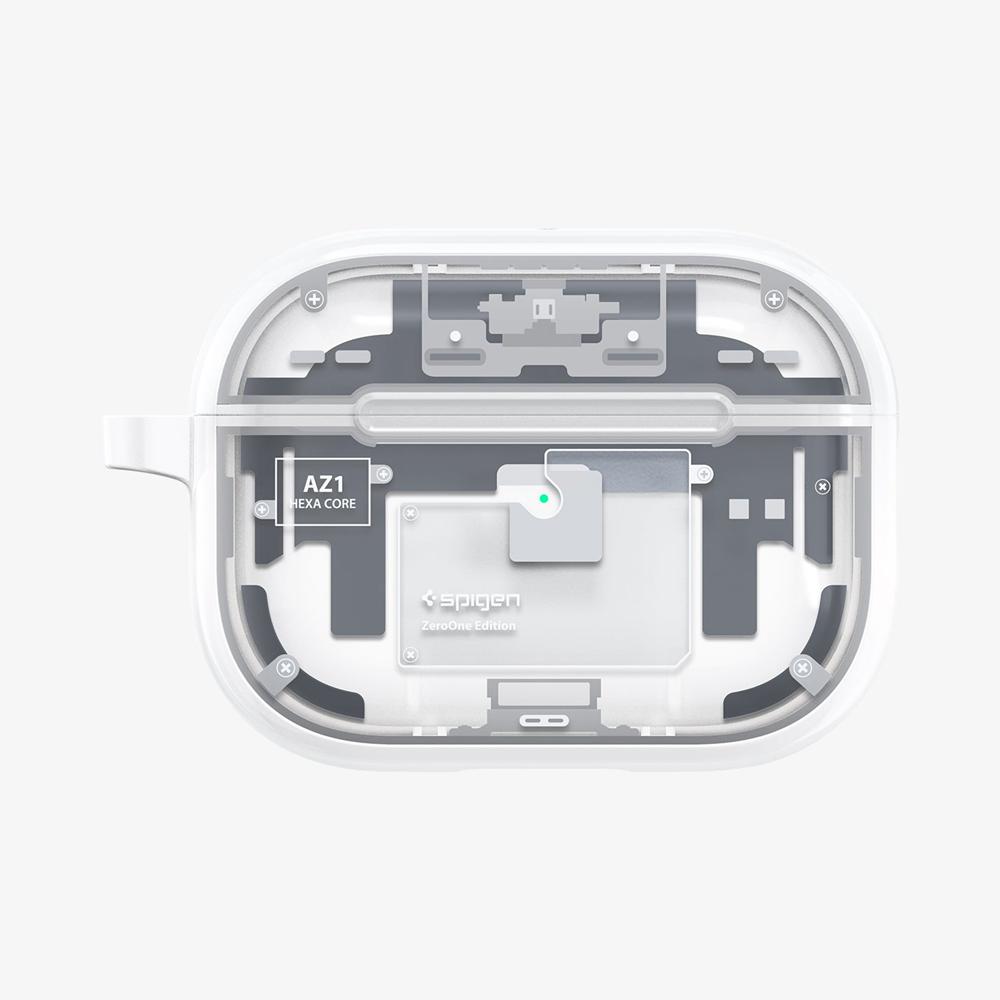 Spigen Ultra Hybrid Zero One (MagFit) Airpods Pro 2 Case Zero One White | XZAF-61492