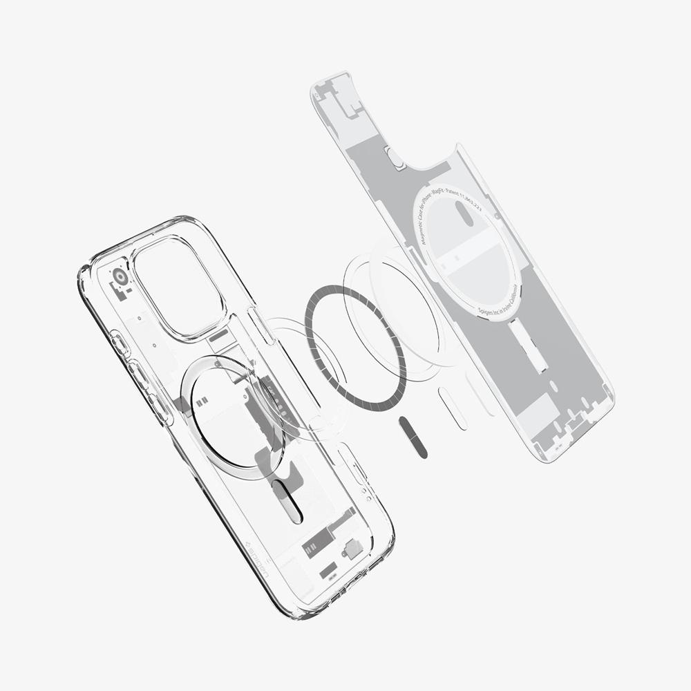 Spigen Ultra Hybrid Zero One (MagFit) Iphone 16 Pro Max Case Zero One White | BFRK-01359