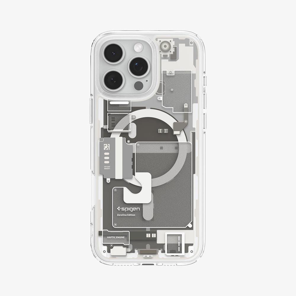 Spigen Ultra Hybrid Zero One (MagFit) Iphone 16 Pro Max Case Zero One Natural Titanium | IKFY-84217