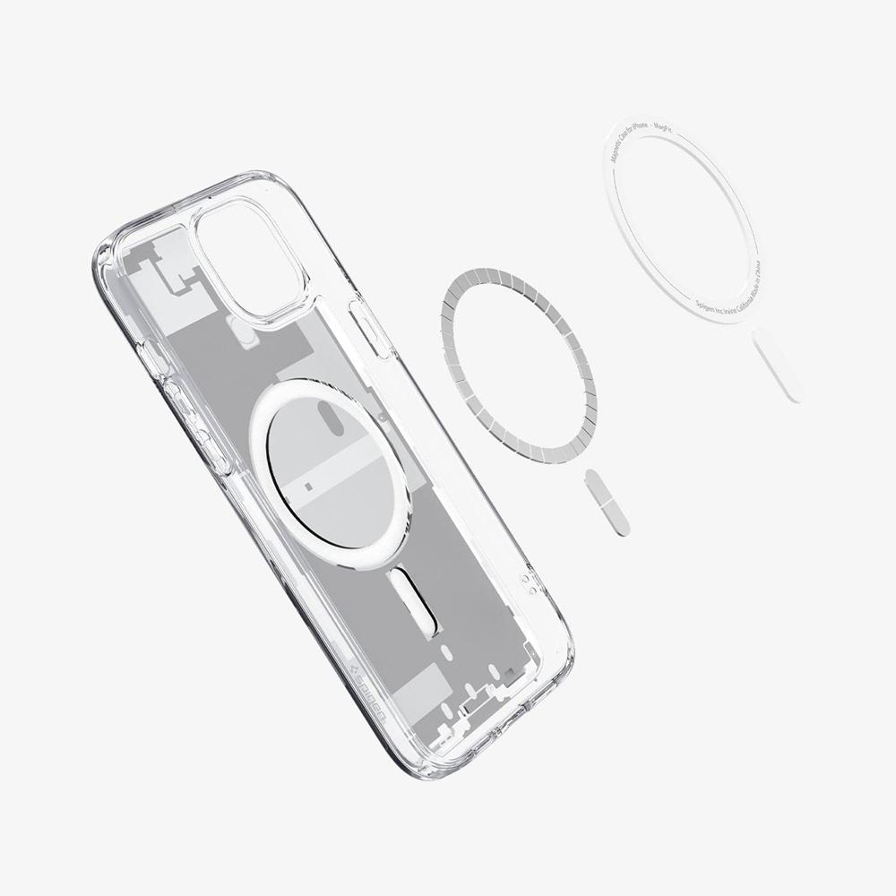 Spigen Ultra Hybrid Zero One (MagFit) Iphone 15 Plus Case Zero One White | LBZO-80346