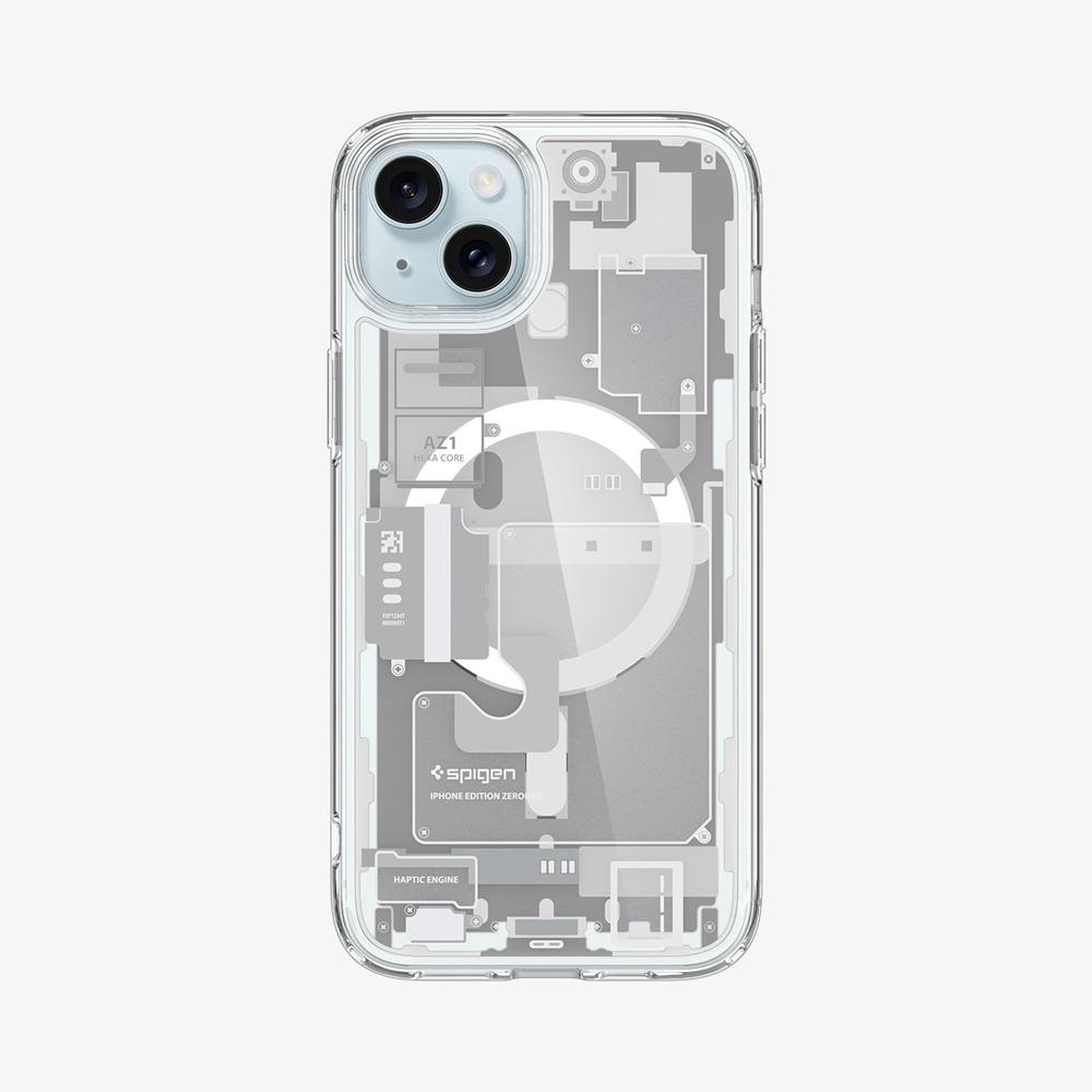 Spigen Ultra Hybrid Zero One (MagFit) Iphone 15 Plus Case Zero One White | LBZO-80346