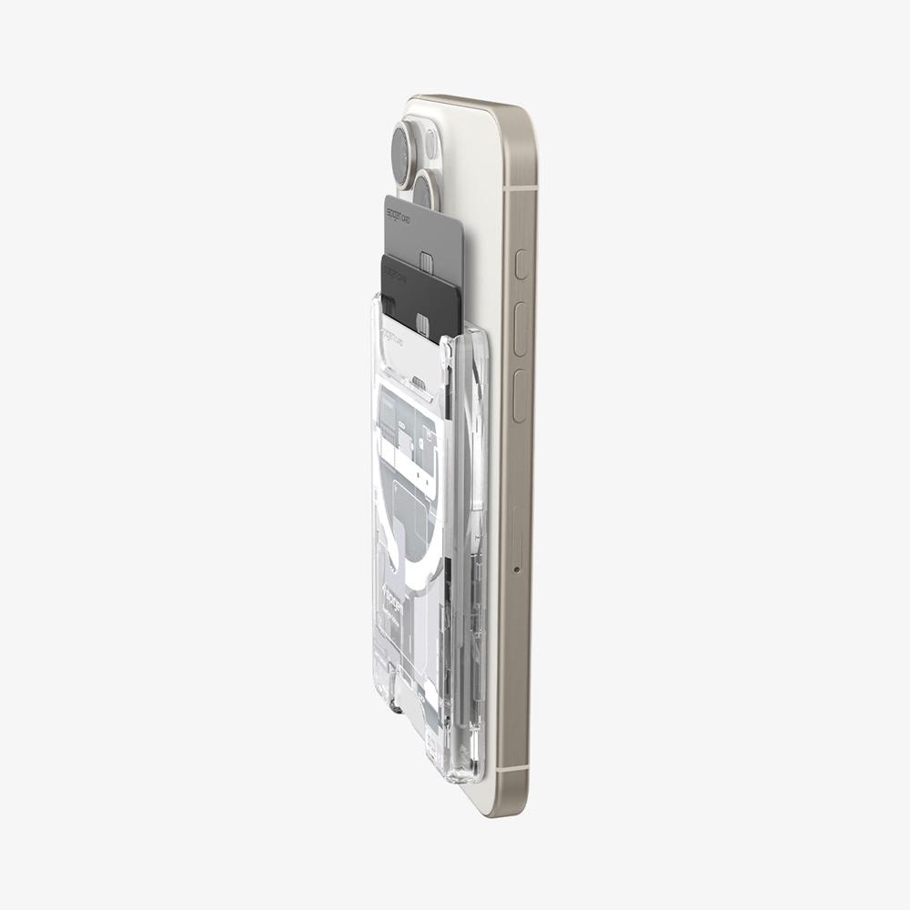 Spigen Ultra Hybrid Zero One Magsafe Card Holder Zero One White | ZGYM-89172