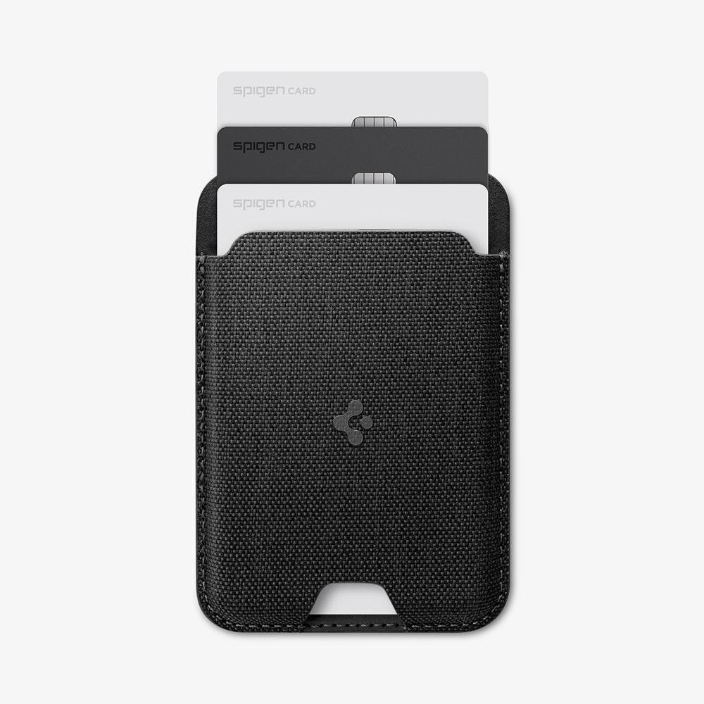 Spigen Urban Fit | 3 Cards (MagFit) Magsafe Card Holder Black | KMUR-15426