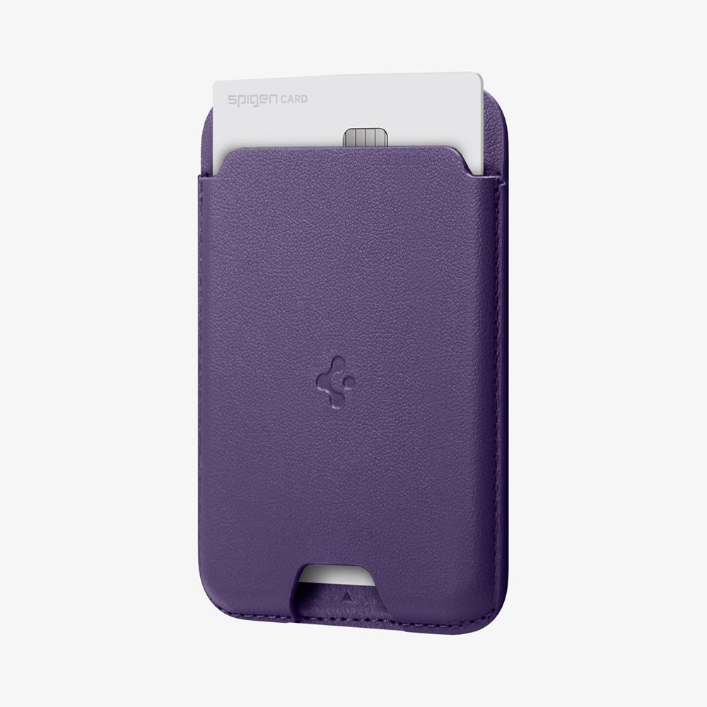 Spigen Valentinus (MagFit) Magsafe Card Holder Purple | TSJI-52409