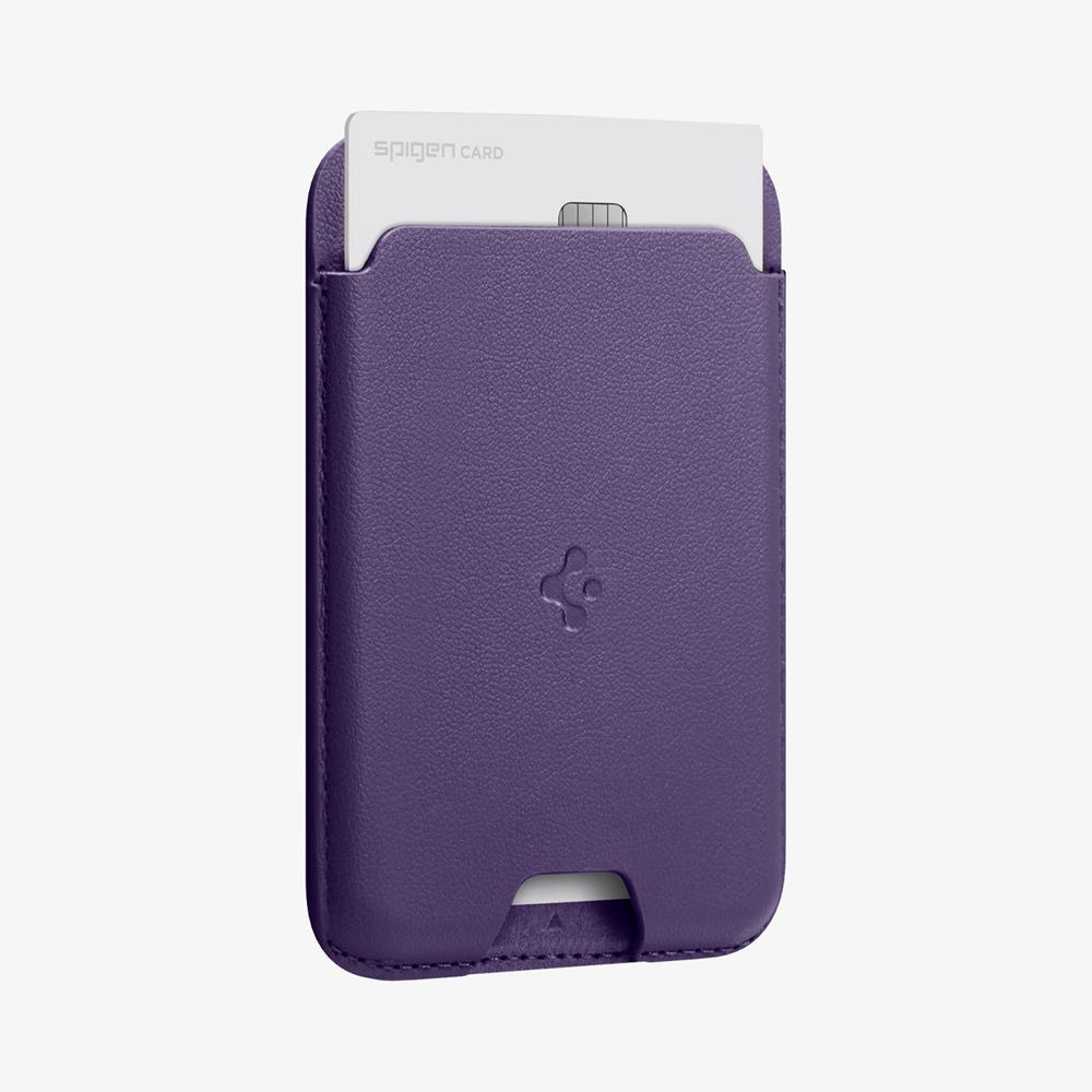 Spigen Valentinus (MagFit) Magsafe Card Holder Purple | TSJI-52409