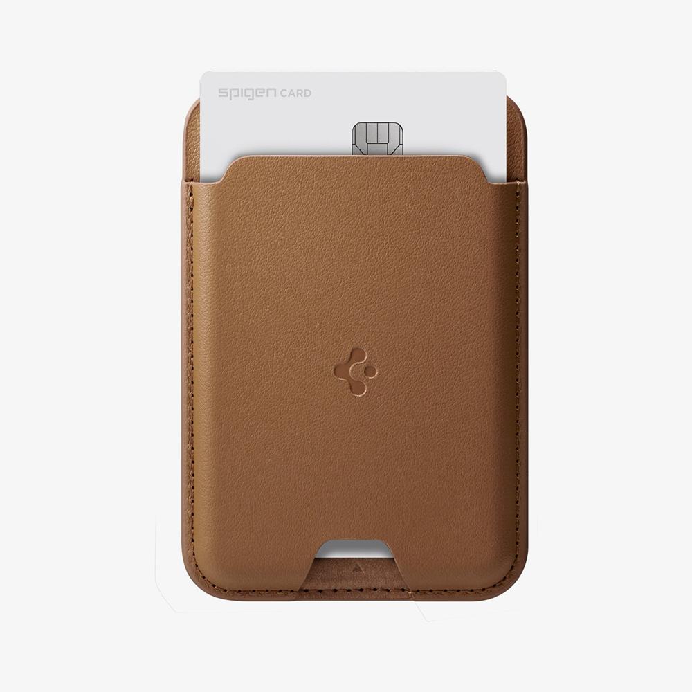 Spigen Valentinus (MagFit) Magsafe Card Holder Brown | ZNYF-91280